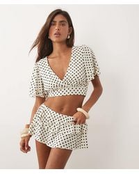 Miss Selfridge - Mini Rara Skort - Lyst