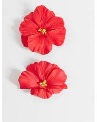 Accessorize - Set Van 2 Haarclips Met Hibiscusbloemen - Lyst