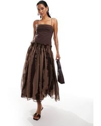 ASOS - – camisole-midikleid - Lyst
