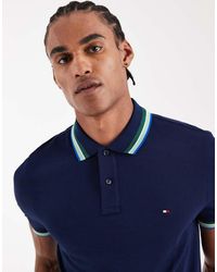 Tommy Hilfiger - Contrast Collar & Cuff Regular Fit Polo Shirt - Lyst