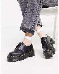 Dr martens serova black embroidered chunky flatform shoes best sale