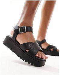 Schuh - Wide Fit Tera Cross Strap Sandals - Lyst