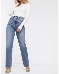 wrap over dad jeans