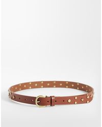 Levi's - Constellation Oval Leather Belt - Lyst
