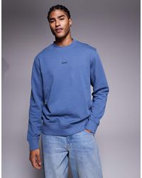 BOSS - Wesmallcrew Central Logo Sweatshirt Relaxed Fit - Lyst