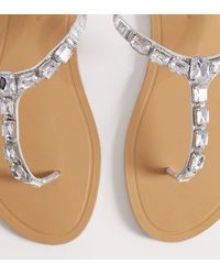 ASOS - Wide Fit Fairywings Embellished Flat Sandal - Lyst