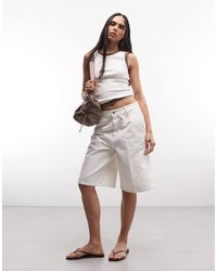 Carhartt - Pantalones Cortos Vaqueros Nixon De Corte Relajado En Blanco - Lyst