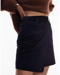 ARKET - Cord Wrap Mini Skirt - Lyst