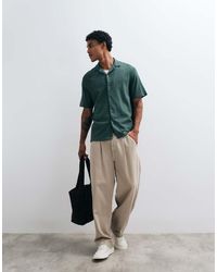 ASOS - Relaxed Revere Texture Shirt - Lyst