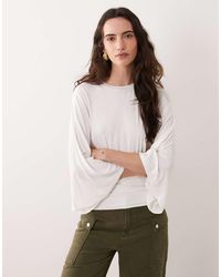 ASOS - Batwing Sleeve Cinched Waist Top - Lyst