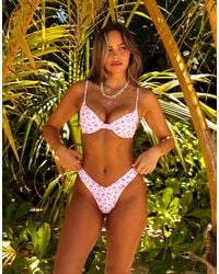 Kulani Kinis - Flamingo Flora Underwire Bikini Top - Lyst