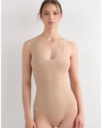 Intimissimi - Raw-Cut Cotton Bodysuit - Lyst