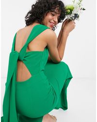whistles tie back maxi dress