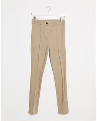 Pantalon camel femme mango Clearance