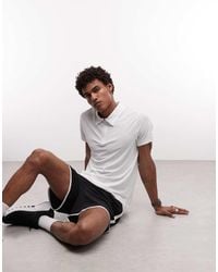 4505 - Quick Dry Performance Polo With Zip Neck - Lyst