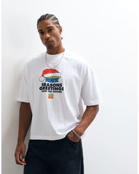 ASOS - Disney Pixar Oversized Boxy T-shirt With Christmas Toy Story Print - Lyst