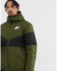 giacca nike uomo verde