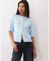 Vila - – kurzärmlige, weiche strickjacke - Lyst