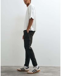 Brave Soul - Ripstop Cargo Trousers With Elasticated Waist - Lyst