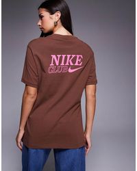 Nike - Oversized T-shirt With Back Graphic - Lyst