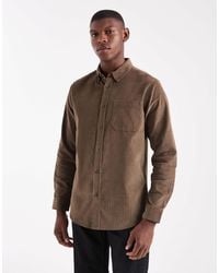 Threadbare - Fine Cord Button Down Shirt - Lyst