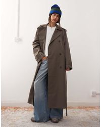 Weekday - Oversized Trenchcoat - Lyst