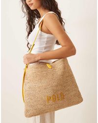 Polo Ralph Lauren - Crossbody Ratten Beach Bag - Lyst