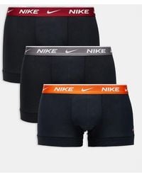 Nike - Essential Cotton 3 Pack Trunks - Lyst