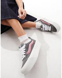 Vans - Knu stack - sneakers scuro e rosa - Lyst