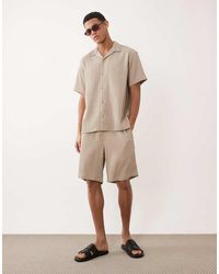 Jack & Jones - Resort Shirt And Shorts Set - Lyst