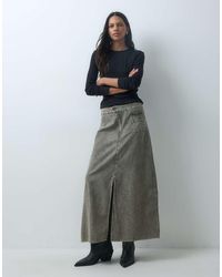 Mango - Teen Pocket Detial Maxi Skirt - Lyst