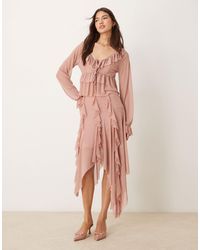 Miss Selfridge - Hanky Hem Skirt - Lyst