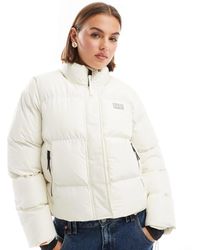 Superdry - Sports Puffer Cropped Jacket - Lyst