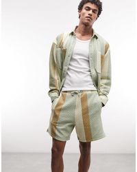 BLKVIS - Short d'ensemble matelassé à rayures - multicolore - Lyst
