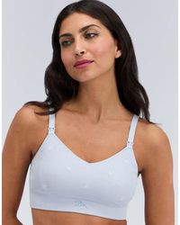 Boux Avenue - Nursing Bralette Ribbed Bow Embroidered Maternity Underwear - Lyst