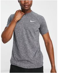Nike - Hydroguard - t-shirt à manches courtes - foncé chiné - Lyst