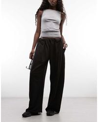 Weekday - Balloon Fit Wide Leg Trousers With Pleats - Lyst