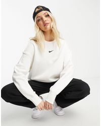 Nike - Collection Phoenix Fleece Oversized Crew Neck Sweatshirt - Lyst