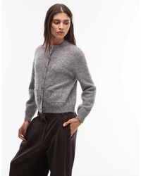 ARKET - Alpaca And Wool Short Cardigan - Lyst