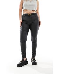 ONLY - Coated Skinny Jeans - Lyst