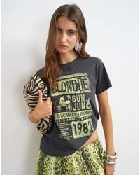 TOPSHOP - 'blondie' Graphic Classic Tee - Lyst