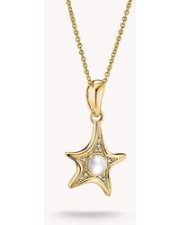Thomas Sabo - Chain Starfish With Mother-Of-Pearl - Lyst