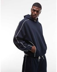 ASOS - Co-ord Extreme Oversized Boxy Hoodie With Piping - Lyst