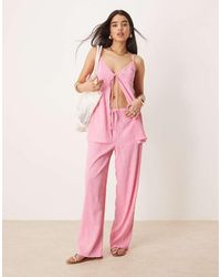 ASOS - Pull On Flare Trousers Co-ord - Lyst