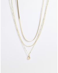 Pieces - – stapel-halskette - Lyst