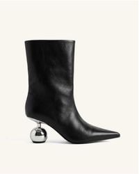 JW PEI - Seraphine Pointed Orb Heeled Ankle Boots - Lyst