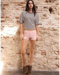 Stradivarius - Mini Sequin Shorts - Lyst