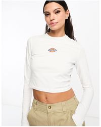 Dickies - Maple Valley Long Sleeve T-shirt With Central Logo - Lyst