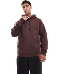 Jack & Jones - Oversize Hoodie With Embroidered Logo - Lyst