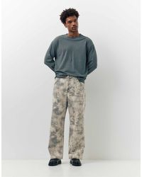 Pull&Bear - Jean ample à imprimé - Lyst
